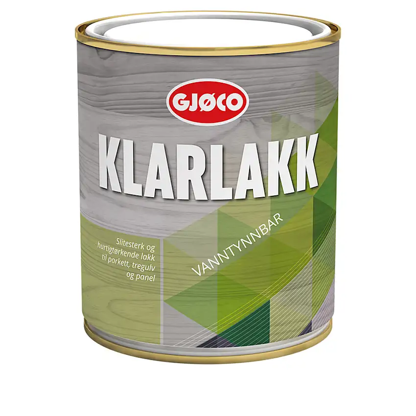 Klarlack Gjøco40 VattenförtunnbarVolym: 0,75 liter