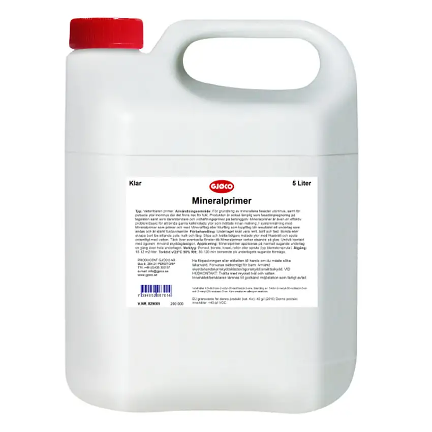 Mineralprimer/dammbindare GjøcoVolym: 5 liter