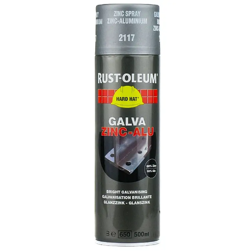 Zink/Alu Rust-OleumHard Hat Spray - 500ml