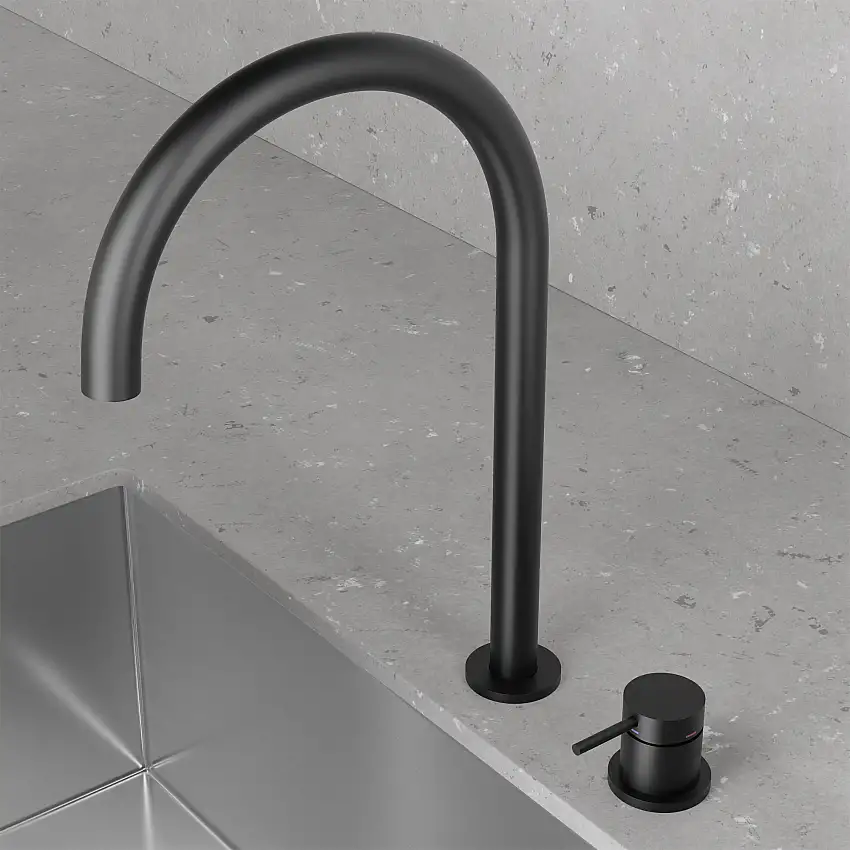 Köksblandare ScandtapSteel Harmonized K2Black