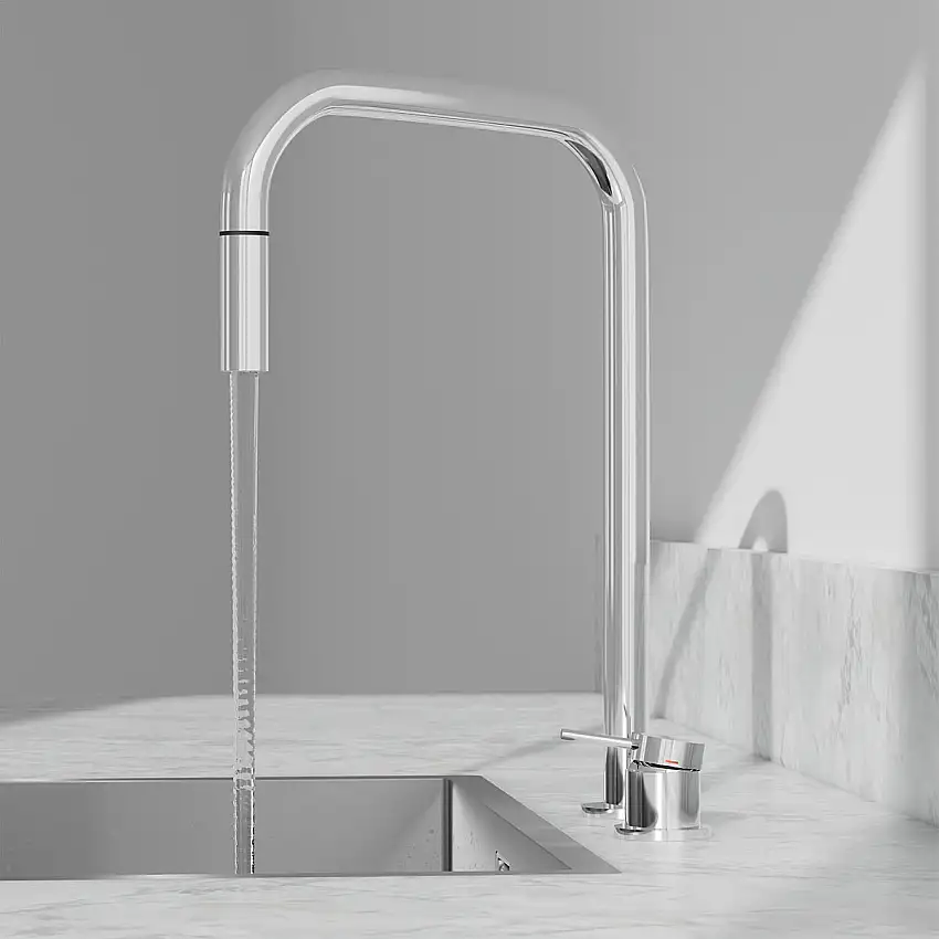 Köksblandare ScandtapHarmonized K2P SquareClassic