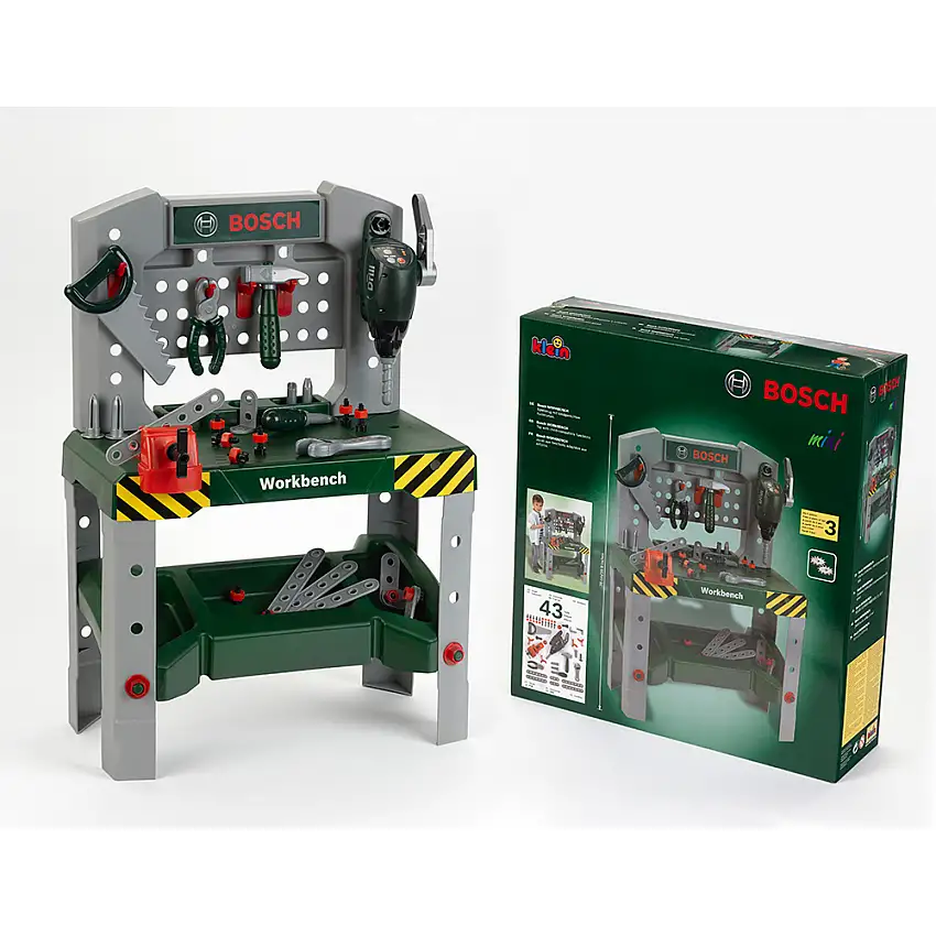 Leksak KleinArbetsbänk Bosch 43 Delar