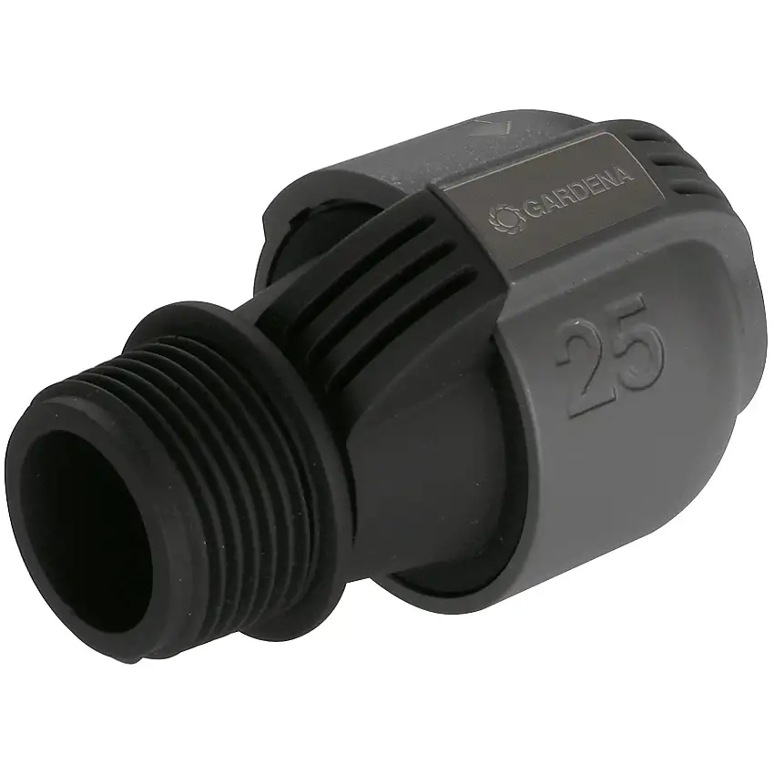 Koppling Gardena25 mm x G 1 Hangänga