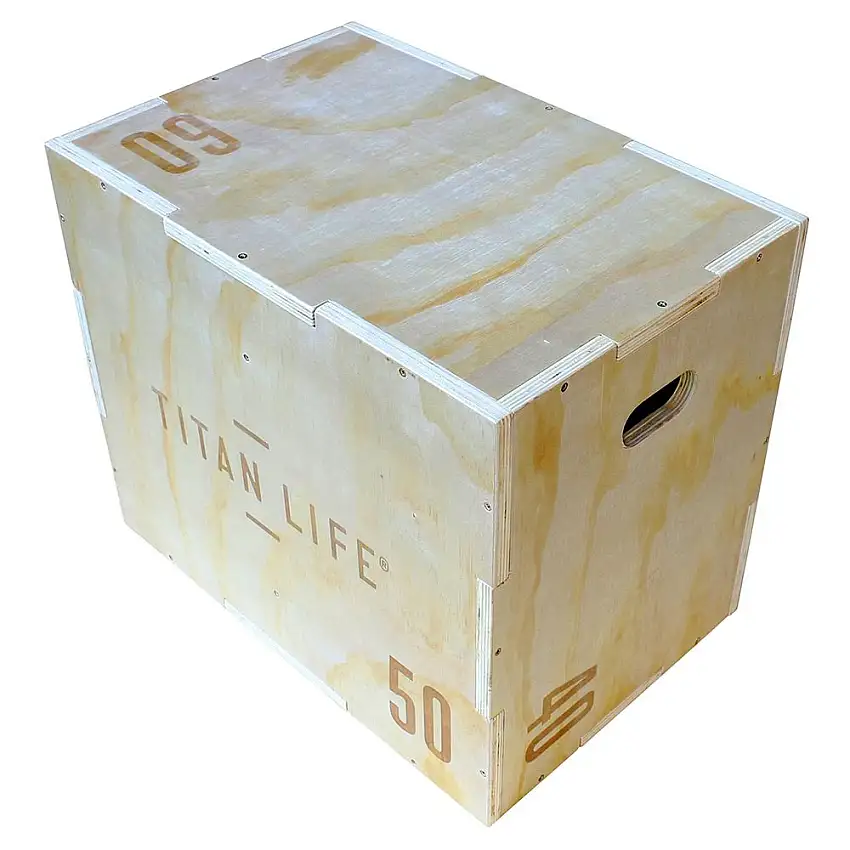 Träningshinder Titan LifeSoft Plyo Box Platform Wood 5 st