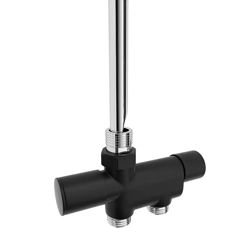 NH-Ventil NordhemManuellL:430 mm, Mattsvart