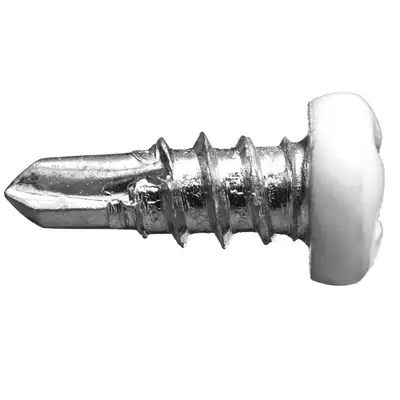 Nitskruv Västsvensk Byggskruv ABStål 2 mm 3,5x9,5 Vit