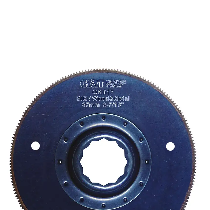 Supercut CMT Orange Tools87mm Radial BIM Trä/metall OMS17-X1