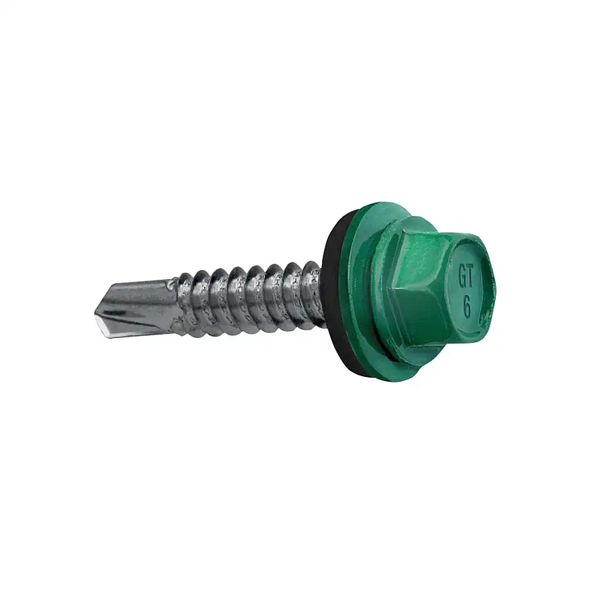 Sandwichpanelskruv Gunnebo FasteningGT6 ELFÖRZINKAD 6,3x25 Med bricka