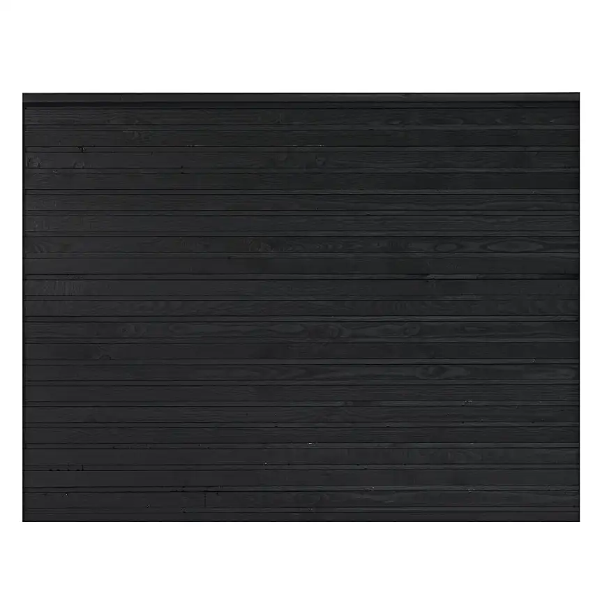 Skärm PLUSPlank 174x129Grundmålad Svart