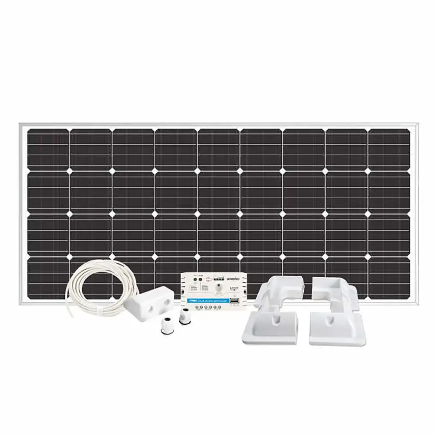 Solpanelspaket Sunwind160 W Husvagn och Husbil Hörn
