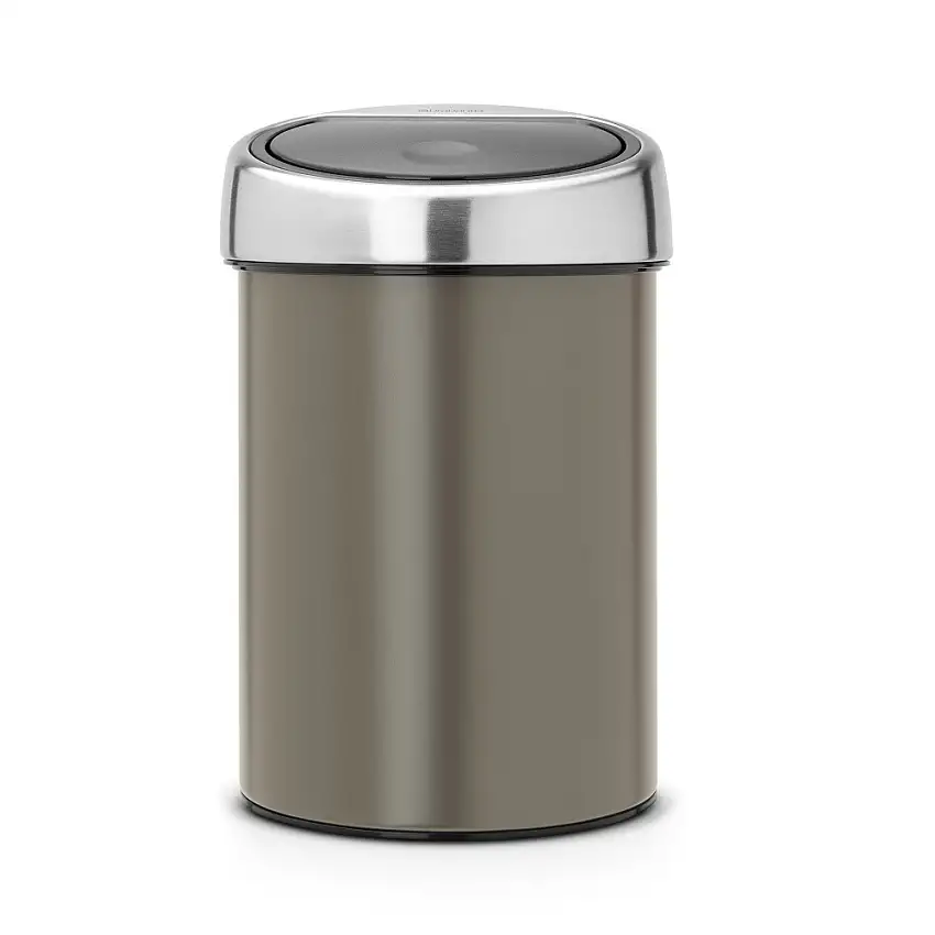 Soptunna BrabantiaTouch Bin 3 L Brilliant SteelFärg: Platinum