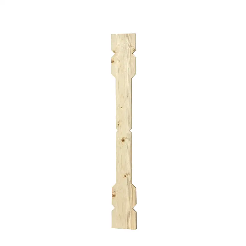 Staketprofilbräda Nordingrå TräGranBxHxD: 123x950x19 mm