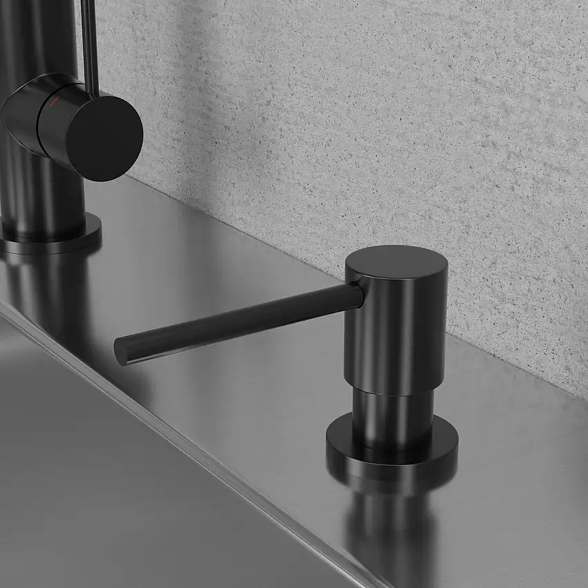 Diskmedelspump ScandtapSteel Clean DispenserShadow