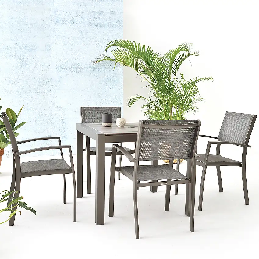 Matgrupp LifestyleGardenSolana med 4 Stolar