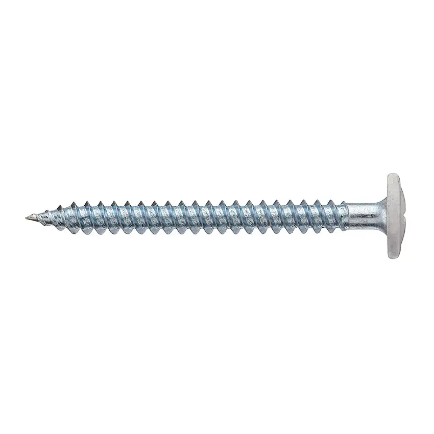Montageskruv Västsvensk Byggskruv ABFör Trä- & Stålregel Max 1 mmDimension: 4,2x38 mm, Vit
