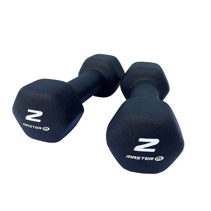 Hantlar Master FitnessNeoprene/VinylVikt: 2 kg