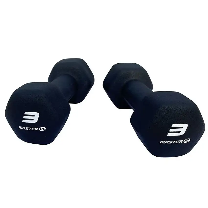 Hantlar Master FitnessNeoprene/VinylVikt: 3 kg
