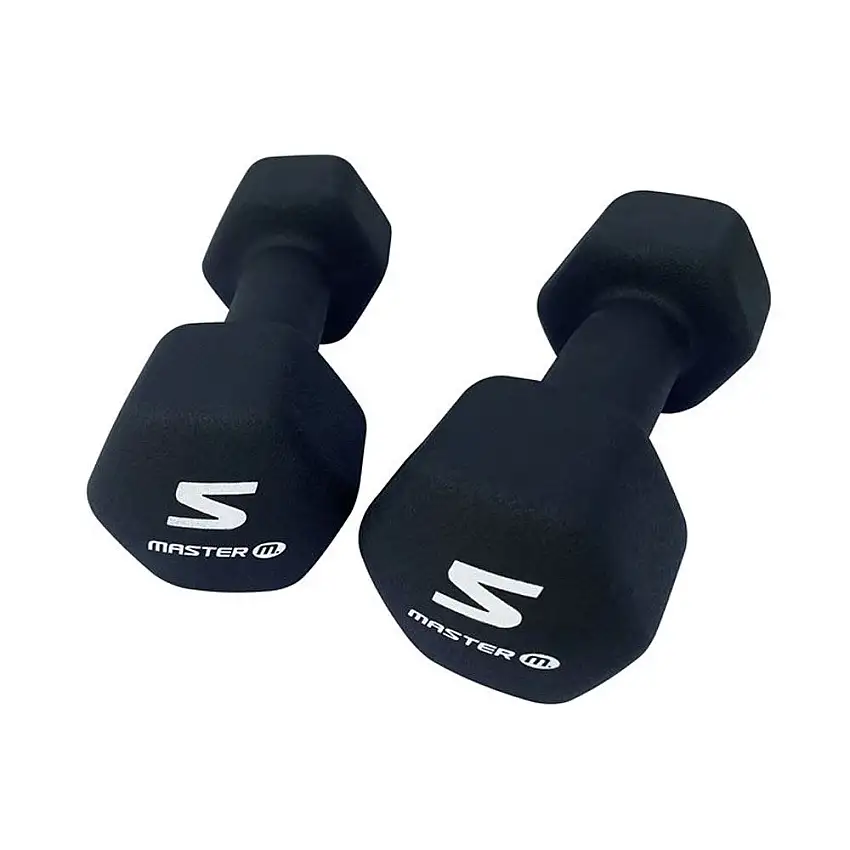 Hantlar Master FitnessNeoprene/VinylVikt: 5 kg