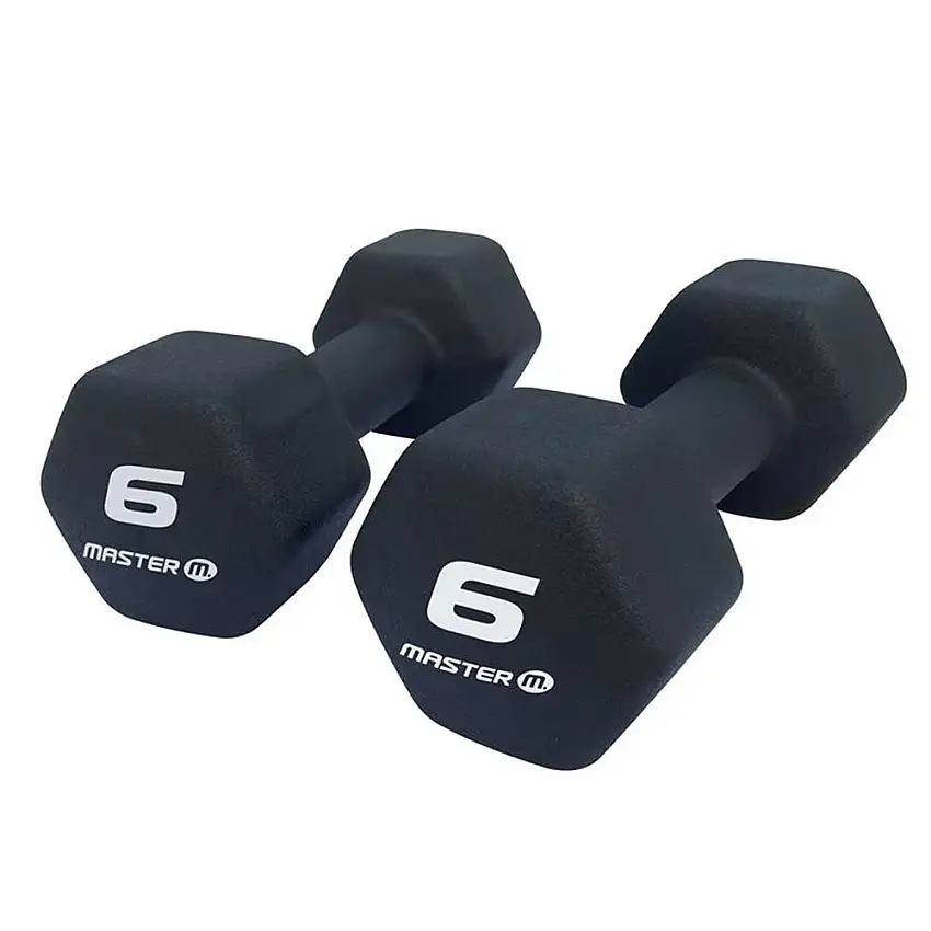 Hantlar Master FitnessNeoprene/VinylVikt: 6 kg