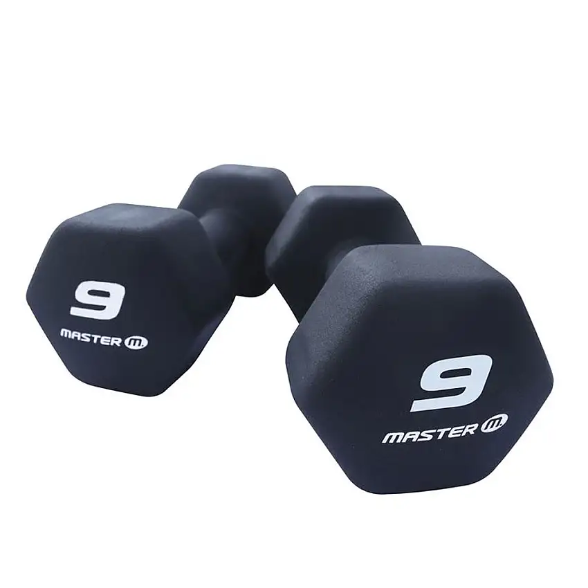Hantlar Master FitnessNeoprene/VinylVikt: 9 kg