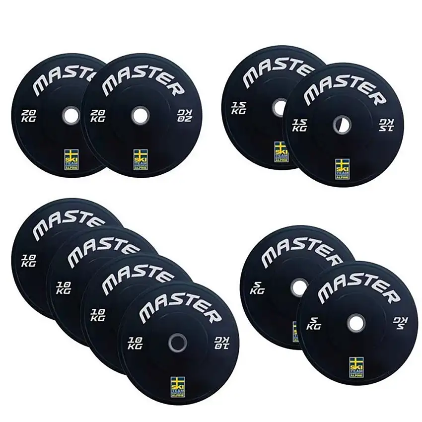 Bumperset Master Fitness120 kg SkiTeam Viktskiva
