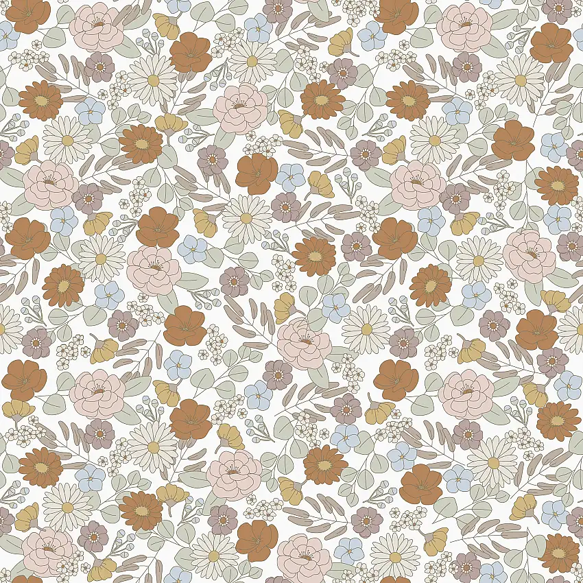 Tapet Little DutchVintage Little Flowers
